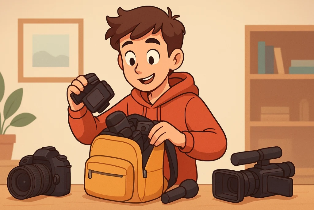 آموزش ساخت ولاگ اینستاگرام ( 8 نکته طلایی برای ساخت ولاگ در 2025) 13 تجهیزات مناسب برای ساخت ولاگ اینستاگرام