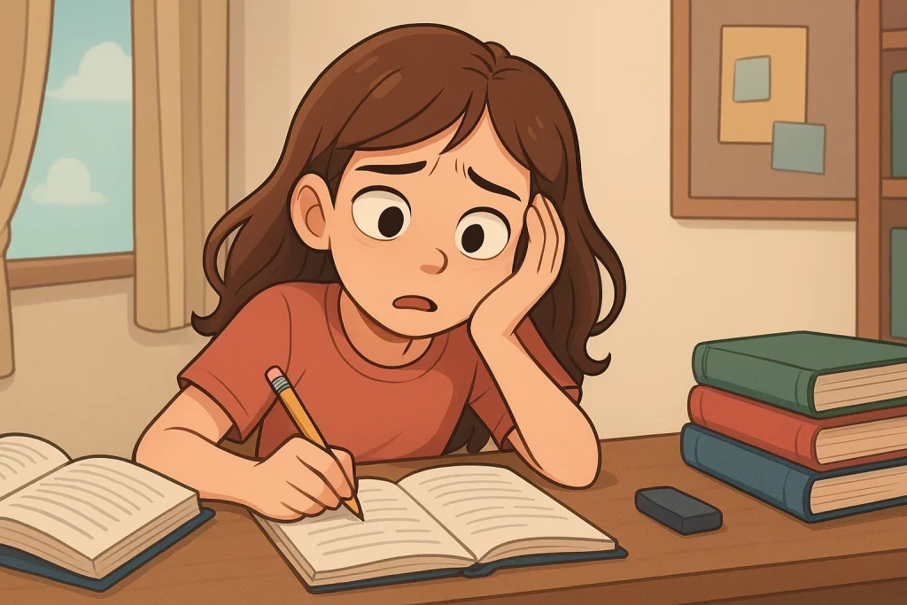 تصویر کودکی که در تمرکز کردن مشکل دارد