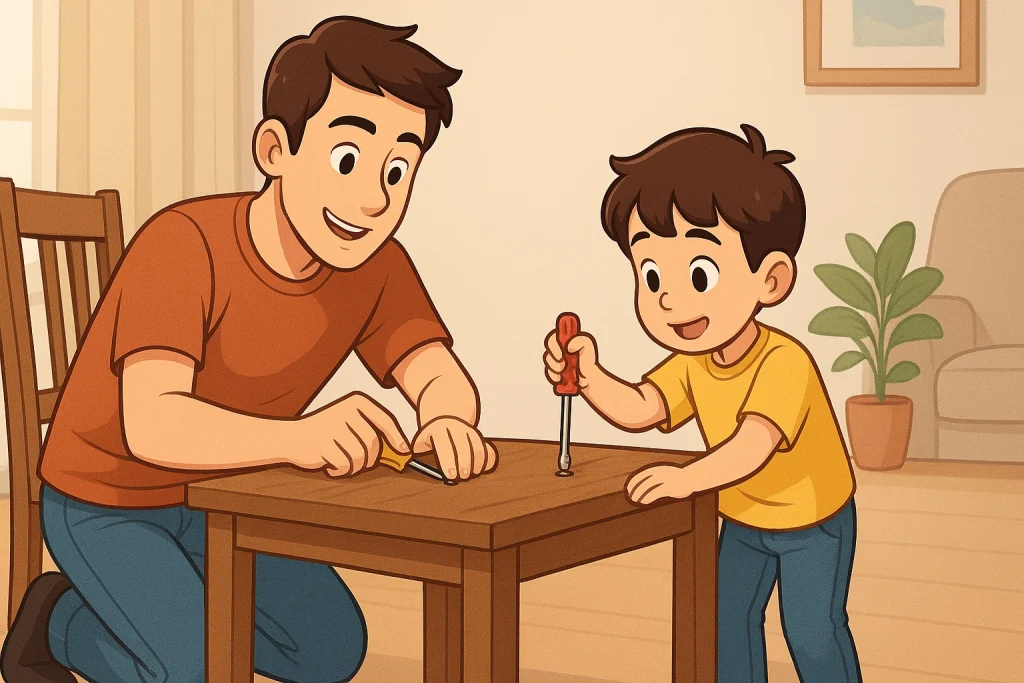 پدری که الگو مناسبی برای فرزندش است