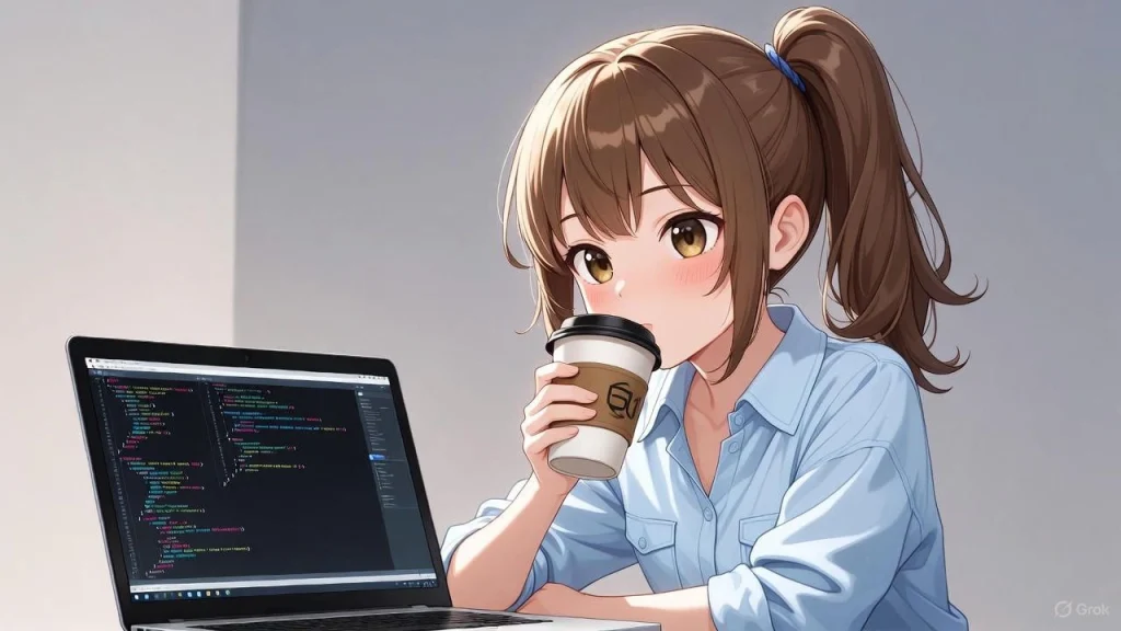 دختر برنامه نویس گروک