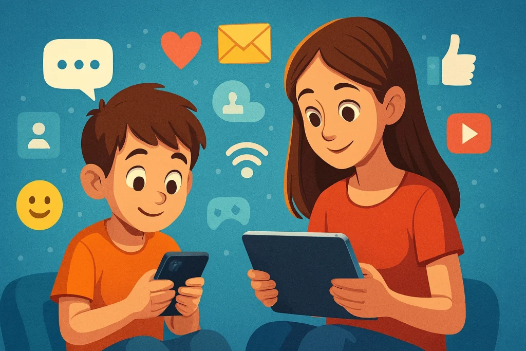 تصویر پایانی  برای مقاله مدیریت استفاده کودکان از موبایل و تبلت