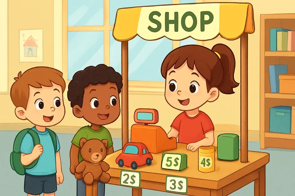 بازی آموزش بودجه بندی به کودکان 7 تا 9 سال | فروشگاه کوچک من 6 روش اجرای بازی فروشگاه کوچک من برای رشد و مهارت مالی کودکان
