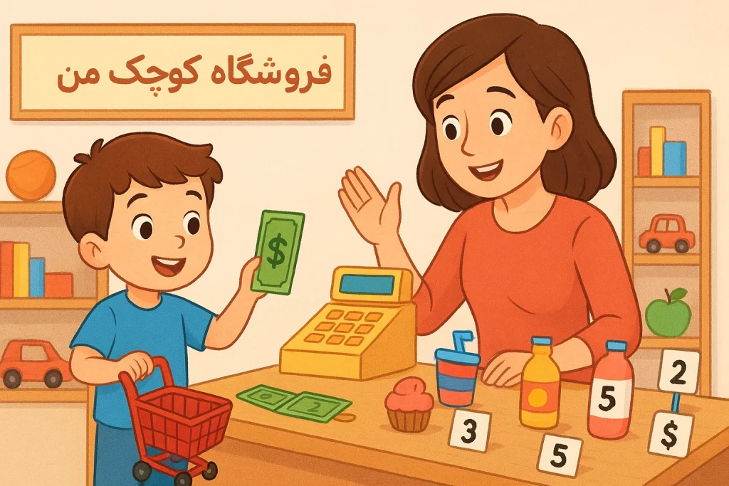 بازی آموزش بودجه بندی به کودکان 7 تا 9 سال | فروشگاه کوچک من 2 آموزش بودجه بندی به کودکان