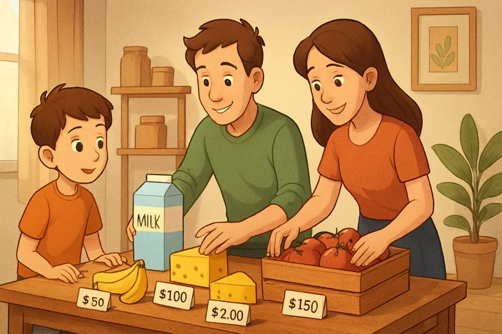 بازی آموزش بودجه بندی به کودکان 7 تا 9 سال | فروشگاه کوچک من 7 بودجه بندی برای کودکان زیر 10 سال