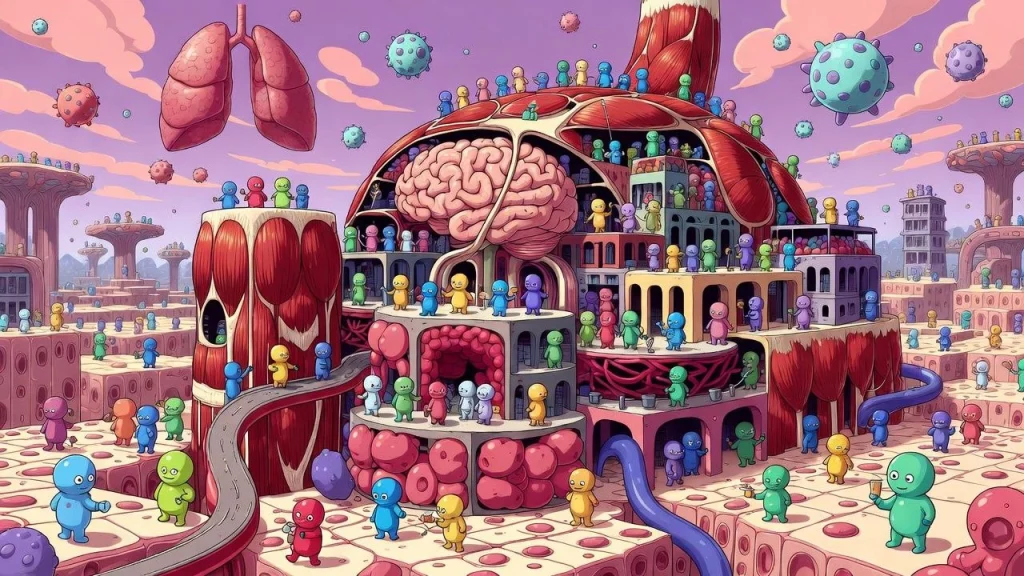 سلول های داخل بدن